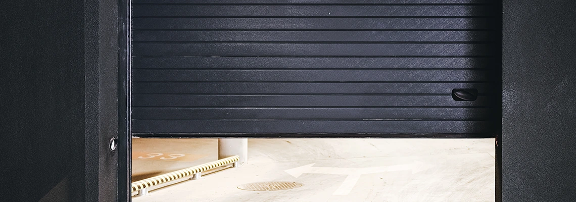 Residential Black Garage Door Installation in Downers Grove, IL